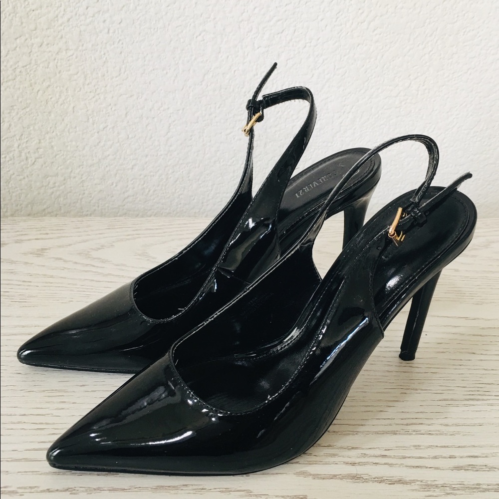 Black heels.
